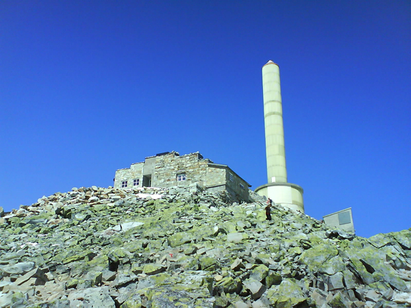 bilet av toppen til gaustatoppen